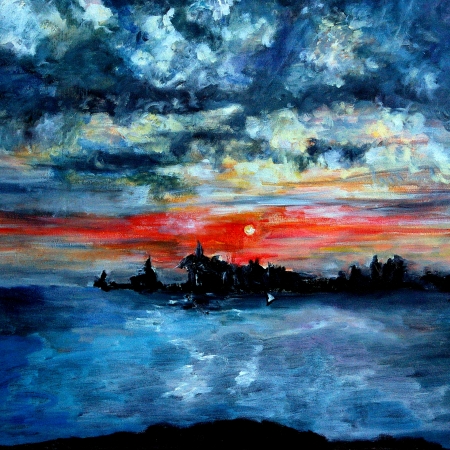 2006 Zachod  olej,plotno 50x70.JPG